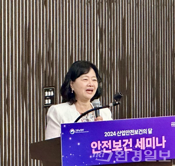 정혜선 한보총 회장은 공동안전관리자 강화를 위해 다양한 홍보와 교육 활동을 강화하겠다고 밝혔다. /사진=박준영 기자