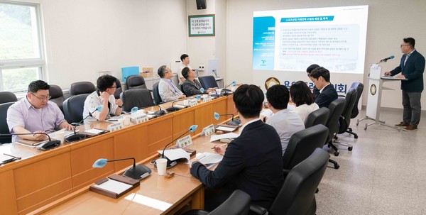 스포츠산업 미래전략 수립 연구용역 착수보고회 /사진제공=용인시의회