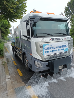 도로 물청소 차량 /사진제공=중랑구