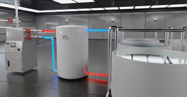 터보블로워 폐열을 활용한 양식장 사육수 가온 및 산소공급 장치 기술 /자료제공=해양수산부