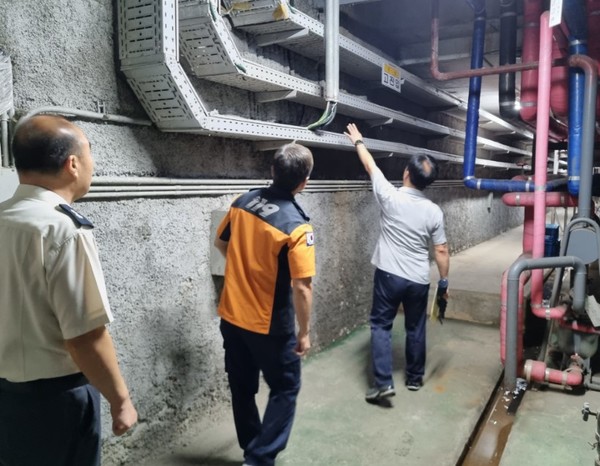 KBS 드라마센터 지하구 현장컨설팅 /사진제공=수원남부소방서