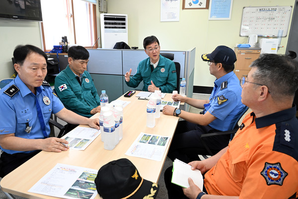 안산사 안산소방서 평택해양경찰서의 제8회 일사천리 민생회의 모습 /사진제공=안산시