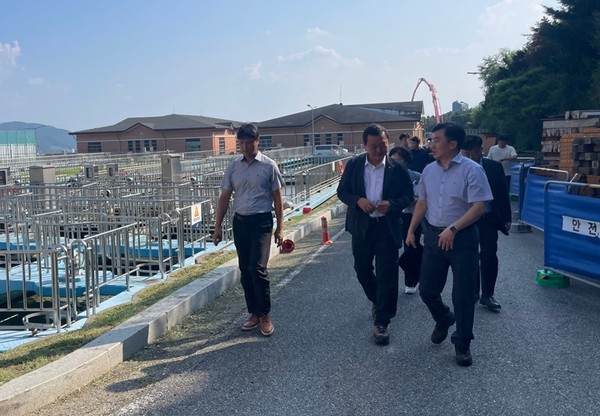 김충범 부시장, 사업 현장 찾아 격려 /사진제공=광주시