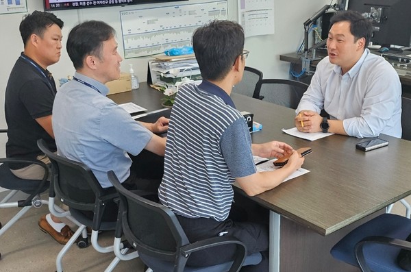 고준호 의원, 집중호우 피해 현황 복구 보고 받아 /사진제공=경기도의회