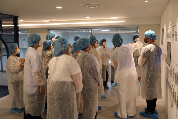 동아제약 견학 현장 /사진제공=동아쏘시오그룹