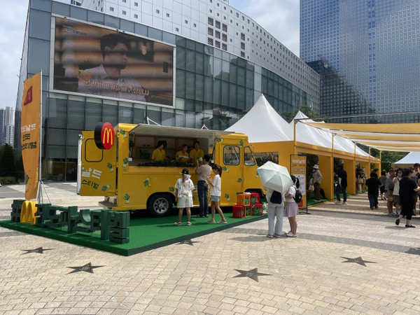 진도대파 버거&머핀 3종 출시 판매 현장 / 사진제공=진도군