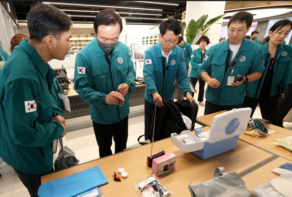 을지연습 현장 /사진제공=경기교육청