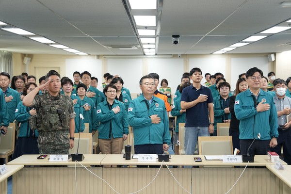 중랑구 을지연습 현장 /사진제공=중랑구