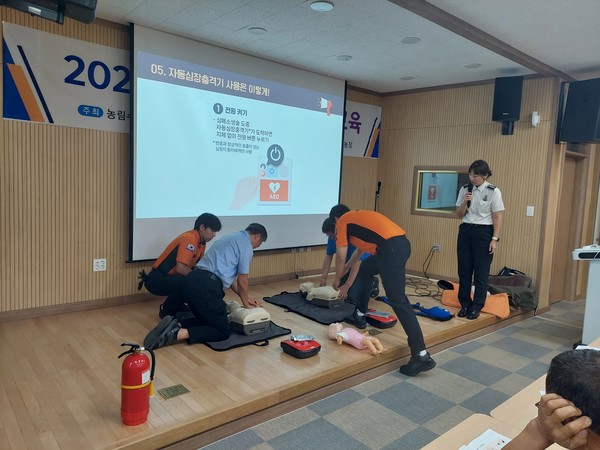 영암군 귀농귀촌인 소방안전교육 / 사진제공=영암군