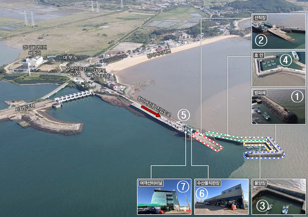 안산시 방아머리항 시설 현황 /사진제공=안산시
