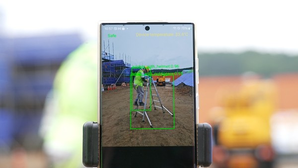 스마트 안전기술 현장 실증 보고회 CCTV 활용 인공지능 위험감지 /사진제공=국토교통부