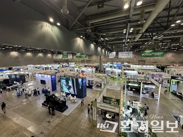 17개 기관이 동시 개최한 ‘RETECH 2024'가 경기도 고양시 킨텍스에서 28일 개최됐다. /사진=박준영 기자