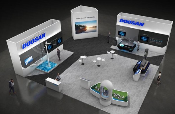 소형원자력(SMR모형) 및 암모니아 크래킹 기술 (두산에너빌리티) /자료=기상청