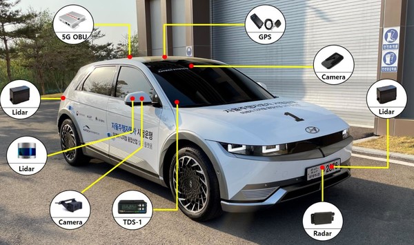 친환경차 기반 자율주행 공용 플랫폼, 축방향자속 모터(한국자동차연구원) /자료=기상청
