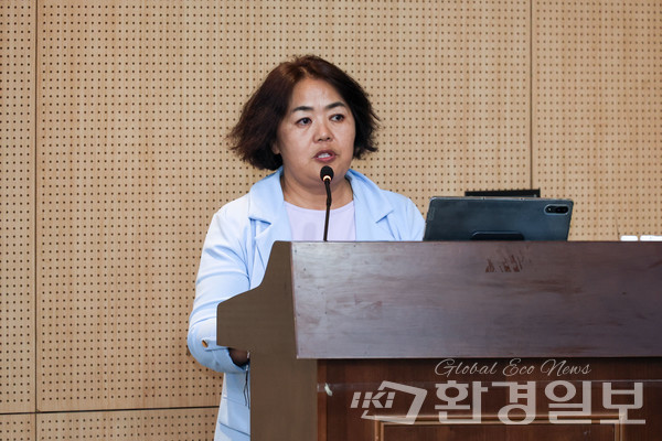 시네 잉흐체스트 WHO 아태환경보건센터 대기담당관은 대기오염이 호흡기 질환을 포함해 심혈관 질환에도 영향을 끼칠 수 있다고 설명했다. /사진=이다빈 기자