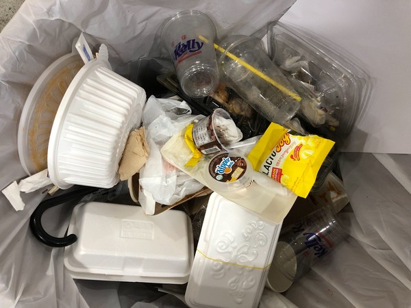 야구장 쓰레기 배출 실태 /자료제공=녹색연합