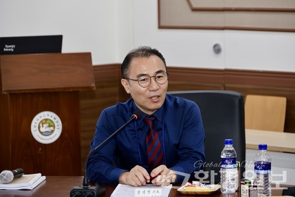 박정열 (주)시너지소사이어티 대표는 지역 주민들이 기후변화에 적응하는걸 돕기 위한 교육이 필수적이며, 농촌과 같은 취약 지역에서는 등화장치와 같은 안정장치의 설치와 관련 교육을 적극 도입해야 한다고 밝혔다. /사진=박준영 기자