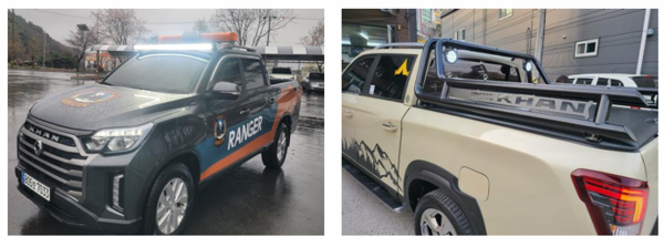 (주)에스라이팅에서 제작한 국토교통부, 한국교통안전공단에서 제시하는 조건을 충족한 국내 유일한 작업등 사진 /사진제공=에스라이팅