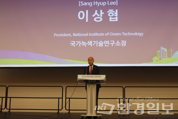 이상협 국가녹색기술연구소 소장은 "개발도상국의 기후변화 대응을 위한 재원 접근성은 선진국에 비해 매우 심각한 상황"이라고 말했다. /사진=박선영 기자 