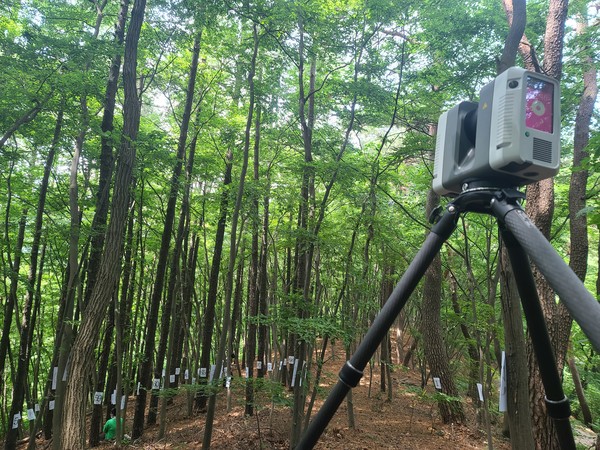 지상 라이다 /사진제공=국립산림과학원