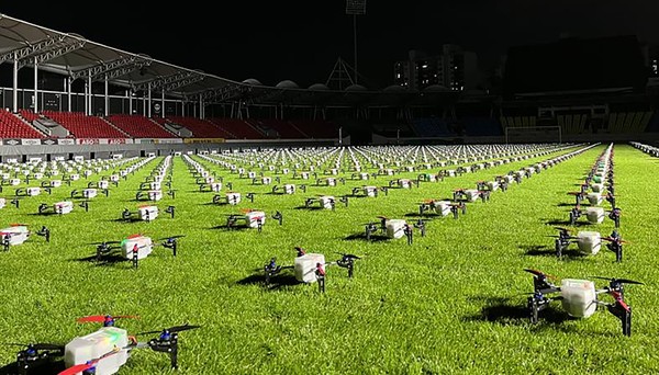 드론라이트쇼에 쓰일 드론 /사진제공=성남시