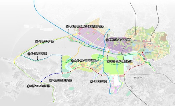 시화호 주변지역 광역교통망 개선안 /자료제공=환경부