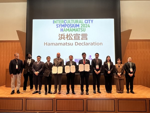 K-이민정책을 국제사회 전파에 나선 이민근 안산시장 /사진제공=안산시