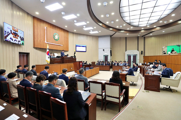 의왕시의회 제307회 임시회 개회  /사진제공=의왕시의회