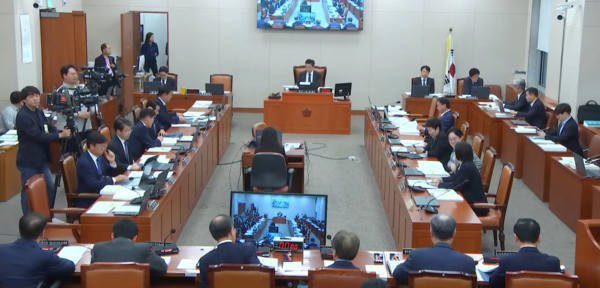 23일 서울 여의도 국회에서 근로복지공단과 고용노동부 대상 환경노동위원회 국정감사가 진행됐다. /자료제공=국회