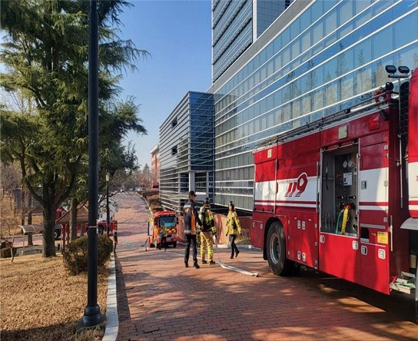 겨울철 화재안전 대책 합동소방훈련 /사진제공=경북도청