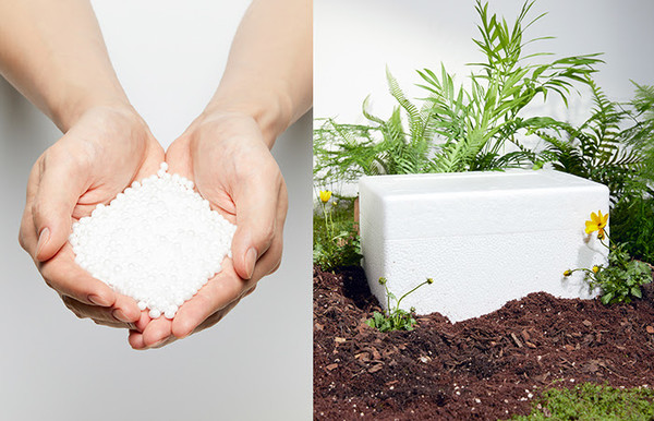 동성케미컬이 국내 최초로 개발한 컴포스터블(compostable) 비드폼 /사진제공=동성케미컬