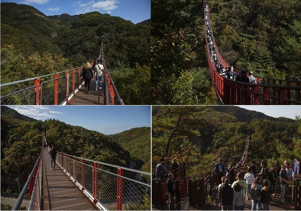‘감악산 출렁다리’ /사진제공=경기관광공사