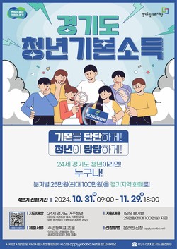 ‘4분기 청년기본소득’ 홍보물 /제공=수원시