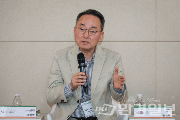 황석태 부사장은 복잡한 규제에 맞춰 기업이 지속가능한 방식으로 규제의 요구를 충족할 수 있는 방법을 찾아야 한다고 조언했다. /사진=이다빈 기자