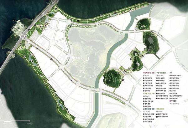 서남 해안 생태정원도시 계획도 /사진제공=해남군