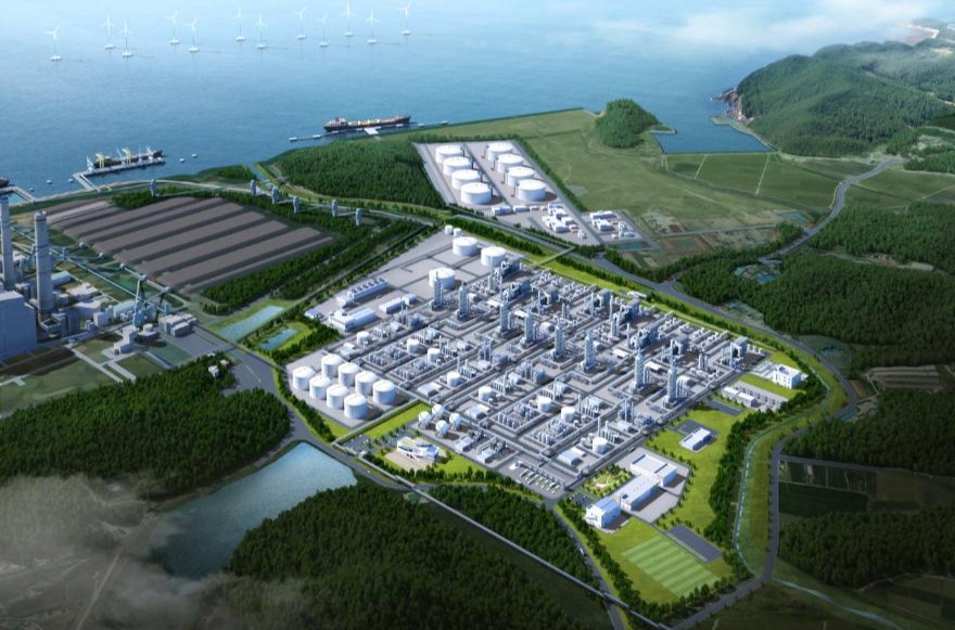 보령시 블루수소 플랜트 조감도 /자료제공=충청남도