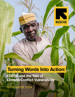 기후 약속을 행동으로: COP29와 기후-분쟁 취약성 테스트 보고서. /자료=국제구조위원회
