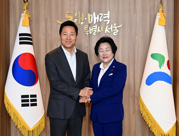 김경희 이천시장, 오세훈 서울시장 만나 상생 발전방안 논의  /사진제공=이천시