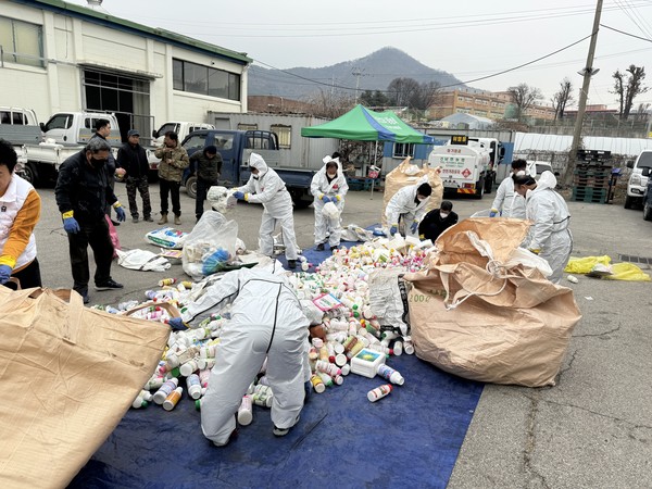 분리·선별 작업 /사진제공=경기도