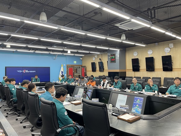 겨울철 자연재난(대설.한파)대비점검회의  /사진제공=경상북도