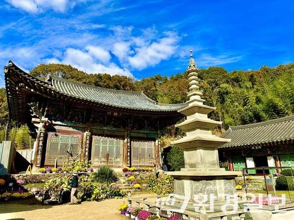 산업폐기물매립장 예정지 인근 1km 내에 위치한 기장 장안읍 장안사는 다양한 문화재를 보유한 천년사찰로 인근 지역은 생태 2등급 지역으로 환경 보호 가치가 높다. /사진제공=장안사 