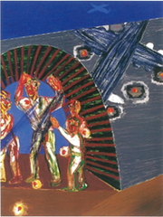 노근리사건 Nogunri Massacre,2001캔버스에 유화 Oil on canvas  250x200cm /자료제공=노근리국제평화재단