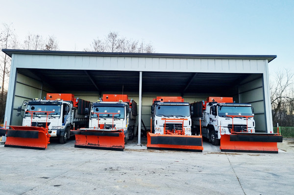 청송군 겨울철 도로 제설 종합대책 마련 추진 /사진제공=청송군