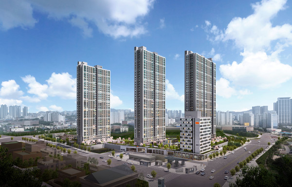 e편한세상 동인천 베이프런트 투시도/자료제공=DL건설