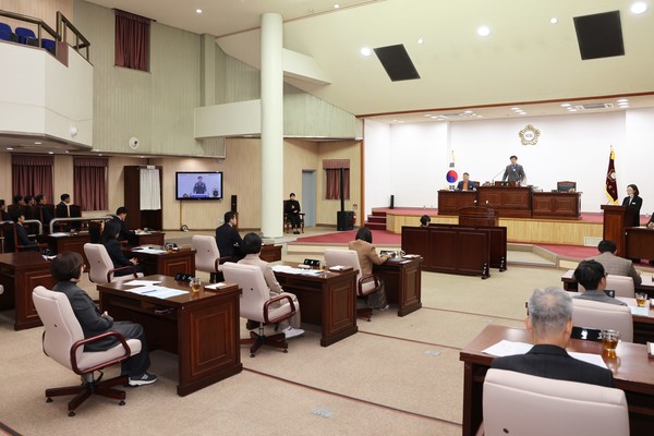 군포시의회 제278회 정례회 제1차 본회의 개최  /사진제공=군포시의회