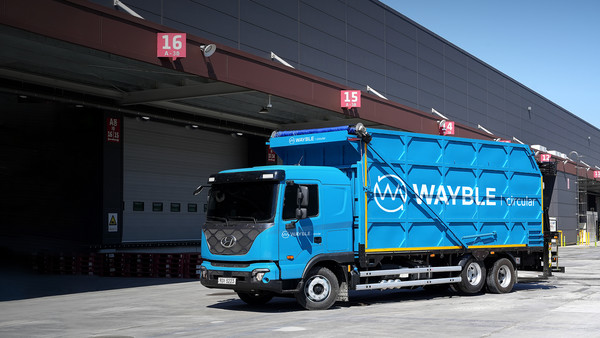 웨이블 폐기물 수거 차량 모습 /사진제공=SK에코플랜트