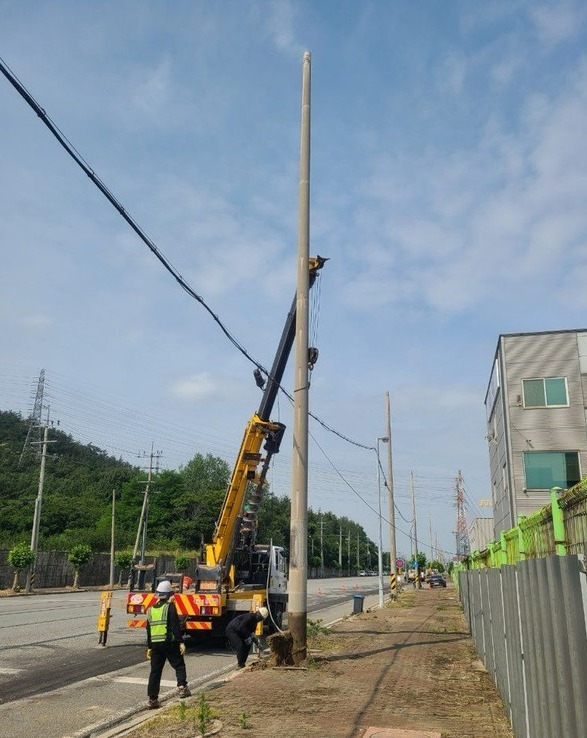  대불산단 전선지중화 사업 / 사진제공=영암군