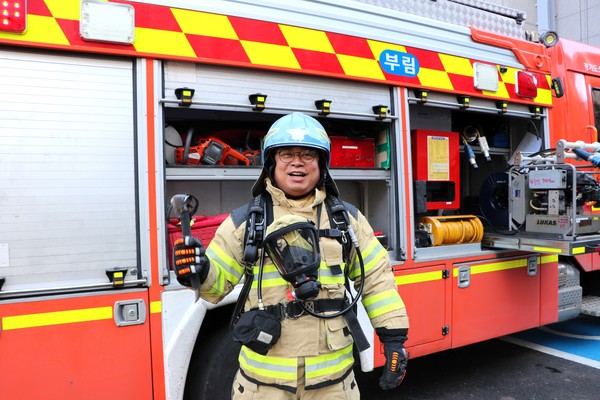 김재훈 의원, 일일 명예소방서장 위촉 /사진제공=경기도의회