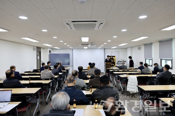 지난 13일 서울 광진구 한국기술사회 본관에서 (사)한국환경기술사회가 주최한 '2024 제2회 기술세미나'가 개최됐다. /사진=박준영 기자