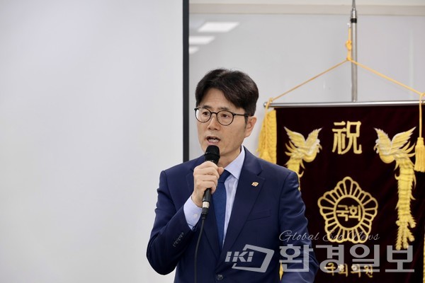 이광열 한국기술사회 상근부회장은 환경기술사들의 전문성을 통해 ESG 경영을 지원하며 환경과 경제의 조화를 이루는 데 기여해야 한다고 강조했다. /사진=박준영 기자